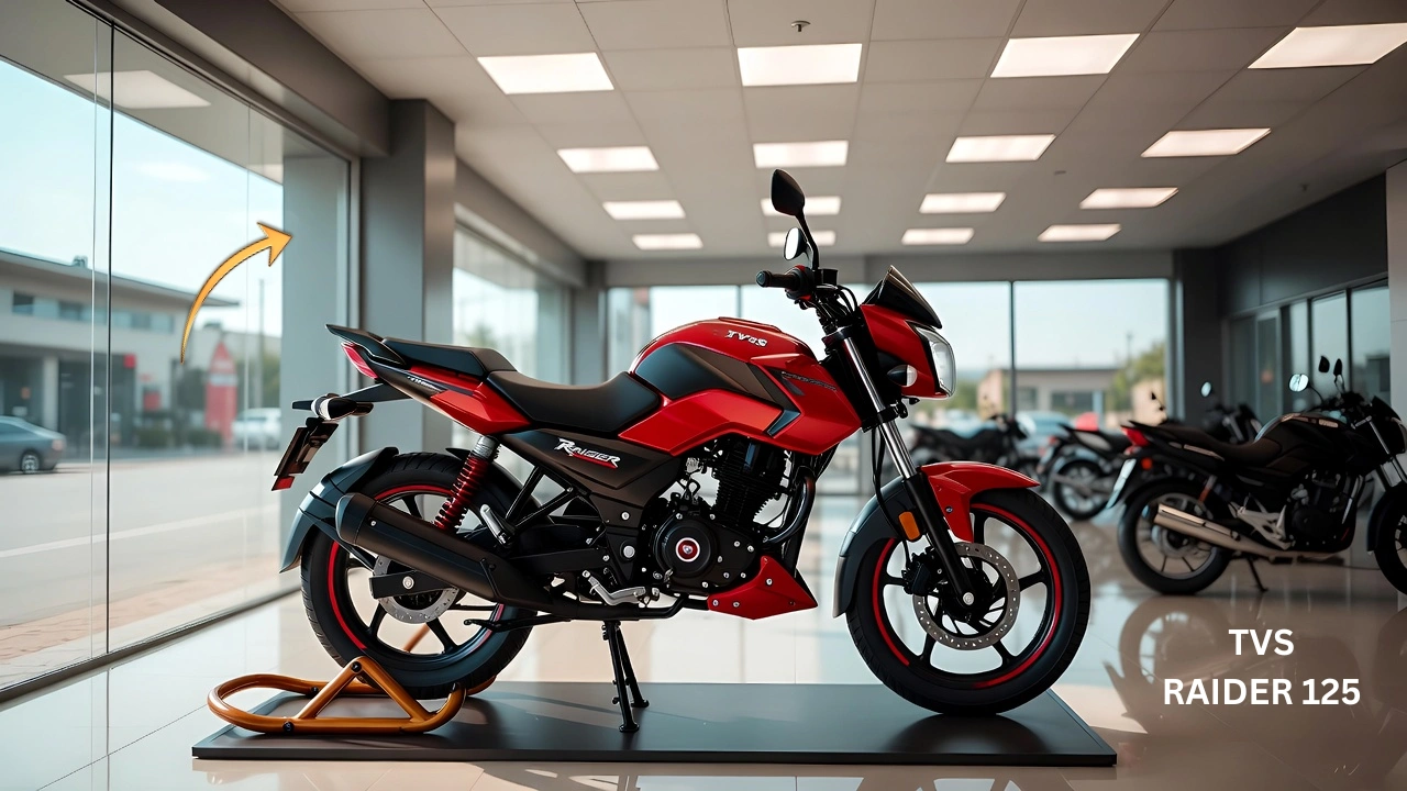 TVS Raider 125: Sporty Design Motorcycle with 72kmpl Mileage and Affordable Price Tag