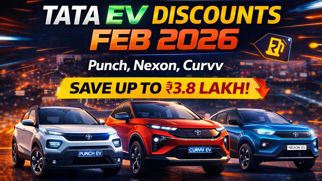 Tata EV Discounts February 2026: Save Up to ₹3.8 Lakh on Punch EV, Nexon EV, and Curvv EV